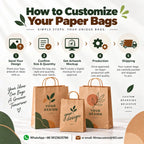Custom Paper Bags Wholesale Personalized Logo Kraft Paper Shopping Bags Custom Printed Packaging Gift Bags Manufacturer Supplier