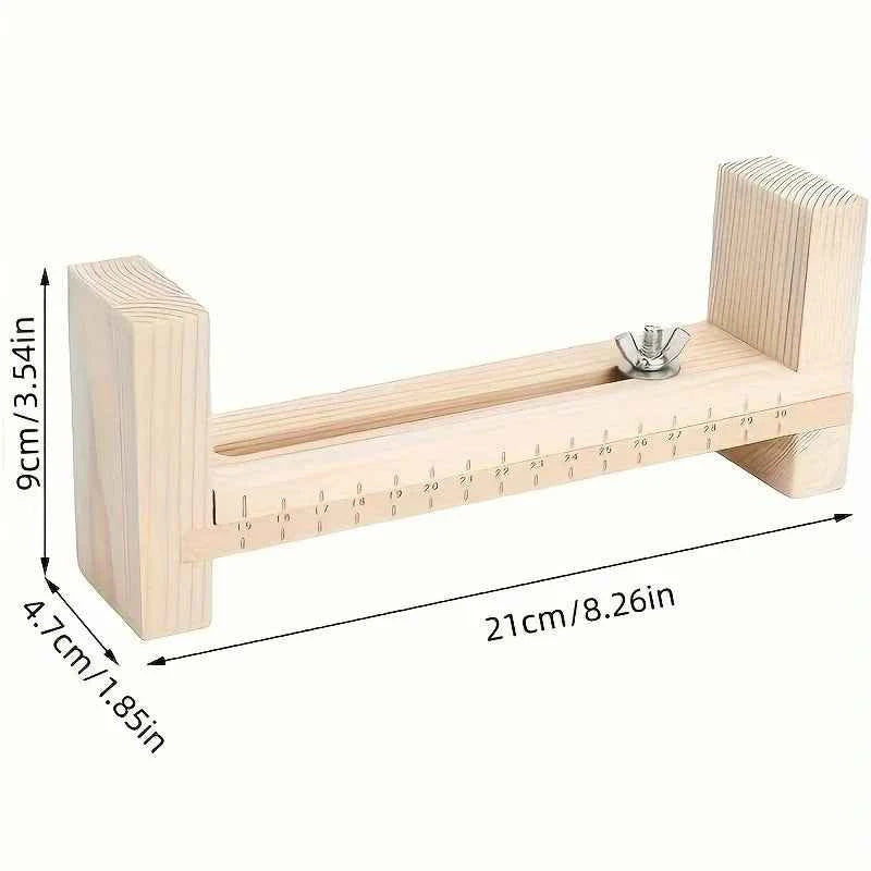 1 Set Adjustable Paracord Bracelet Making Kit, U-Shaped Wooden Frame, DIY Jewelry Crafting Tool, Ideal for Hobbyists