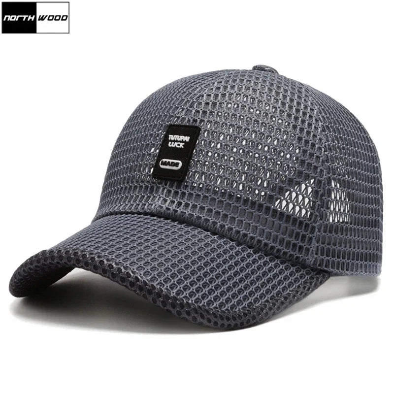 Northwood Mesh Baseball Trucker Cap for Outdoor Summer Comfort
