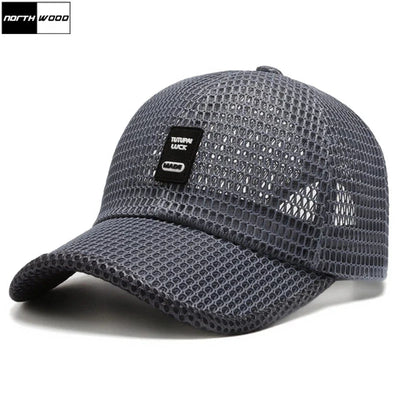 Northwood Mesh Baseball Trucker Cap for Outdoor Summer Comfort