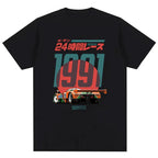 Japanese 787B Anniversary 30th Le Mans Retro Funny Art Drawing Gamer Anime Cult Meme Movie Music Gift Cotton Tee Funny T Shirt