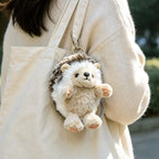 10/20/25cm Cute Hedgehog Plush Doll Soft Hedgehog Huggable Pillow Lifelike Hedgehog Pendant Doll Lovely Desktop Pet Bag Decor