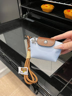 Hot Selling Exquisite Fashion Mini Handbag Wallet Simple Solid Color Ins Korean Style Storage Makeupbag Girl Women Birthday Gift