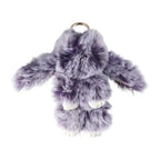 Fluffy Bunny Plush Keychain Cute Rabbit Bag Charm