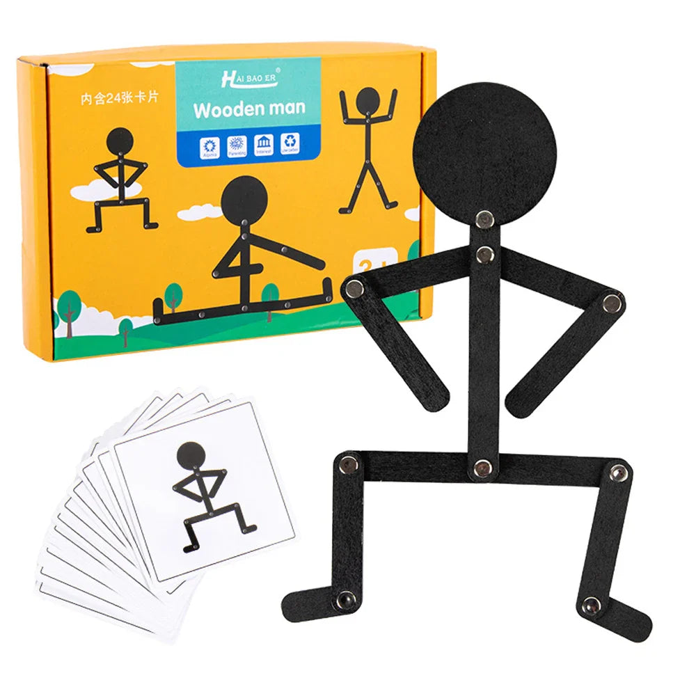 Montessori Material DIY Puzzle Toys Boards Educational Game Early Learning Toy For Children Preschool Fine Motor Training