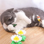 Electric Butterfly Cat Toy Shake Rotating Flying Automatic Humming Bird Intelligence Training Funny Pet Toys Random Color