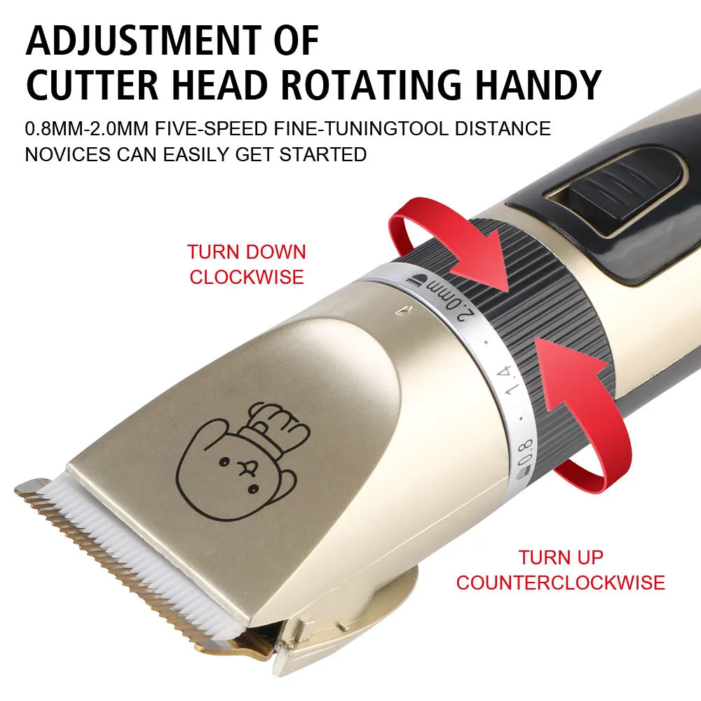 Pet Hair Clipper Grooming Trimmer Set