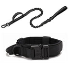 Pet Dog Collar Leash Set Nylon Material Durable Dog Collar Reflective Leash Pet Tactical Training Dog Collar Large Dog Leash Set - WTN Essentials 