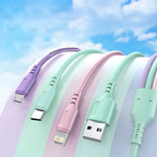 3 In 1 Fast Charging Cable For iPhone15 14 13 12 11 X Pro Max Micro USB Type-C Phone Charger USBC Data Cable