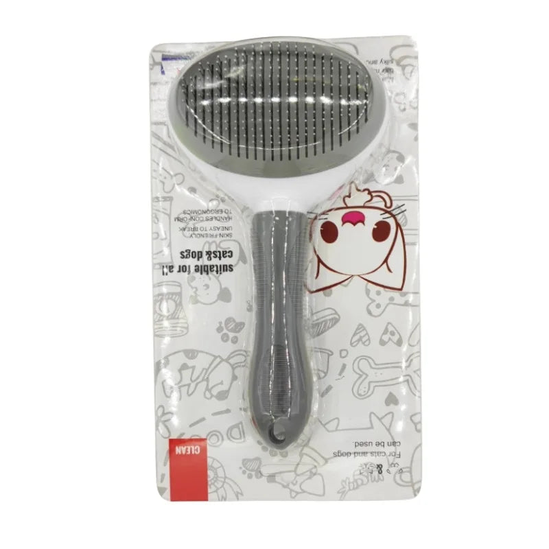 Self-cleaning Pet Hair Remove Comb Cat Slicker Brush Pet Hair Removal Comb For Cats Grooming Brushes Dog Combs Cat Accessories - WTN Essentials 