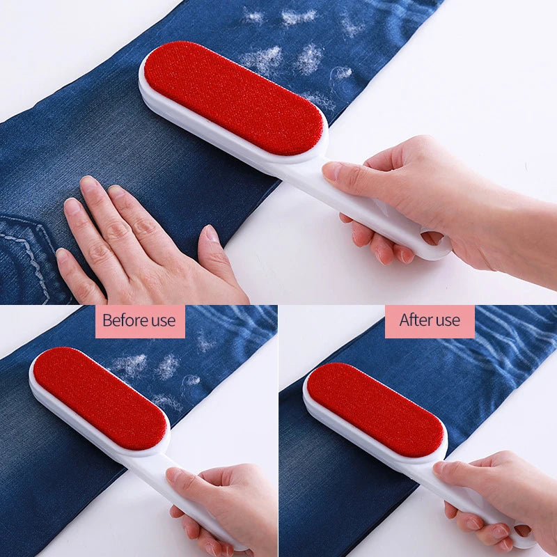 Magic Clothes Lint Remover Reusable Pet Cat Hair Fur Roller Brush Reusable Static Dusting Cleaning Brushes Manual Cleaner Tool - WTN Essentials 