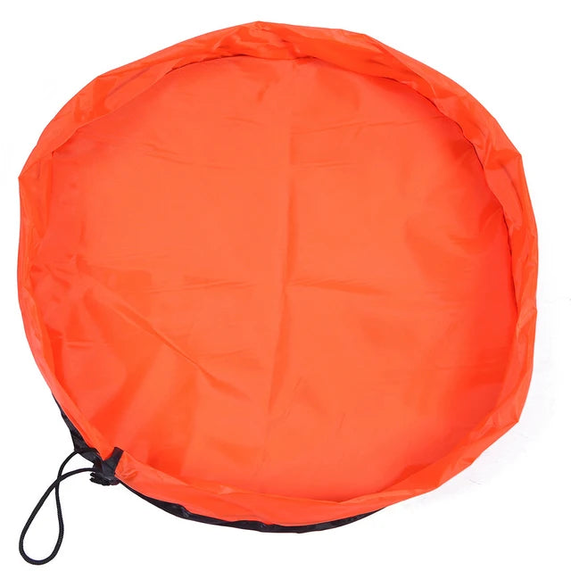 Children Toy Cushion Toy Storage Bag Large Clean Organizer Play Pad Durable Building Block Toy Storage Bag Outdoor Mat