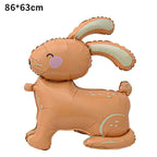 1pc,Large Easter Standing Balloon for Happy Easter Day Party Decorations 150cm Bunny Easter Egg Balloons Kids Party Favors