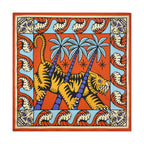High Quality Skull Chimpanzees Print Cashew Hip Hop Cotton Square Bandana Scarf Riding Headband Paisley Gifts For Men Unisex
