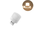 100-10PCS Portable Mini Night Lights Colorful USB Plug Lamp Power Bank Charging LED Book Light Round Reading Eye Protection Lamp