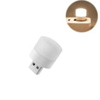 100-10PCS Portable Mini Night Lights Colorful USB Plug Lamp Power Bank Charging LED Book Light Round Reading Eye Protection Lamp