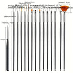 15pcs Fine Detail Paint Brush Set - Miniature Paint Brush For Detailing & Art Painting - Acrylic, Watercolor, Oil,Models