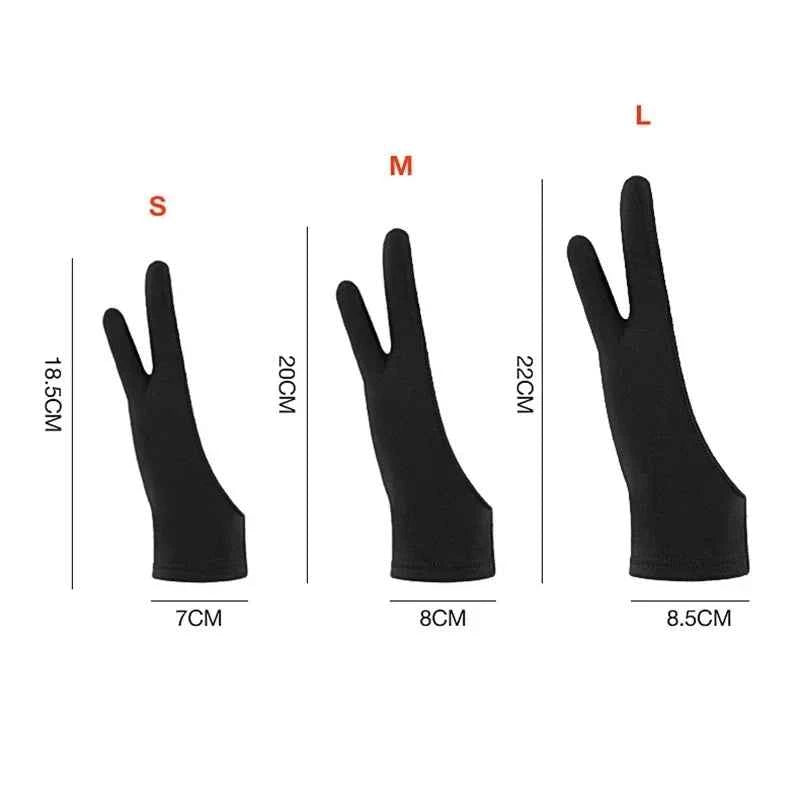 Tablet Gloves Drawing Gloves Left Hand Drawing Glove Paint Digital Graphic Tablet Glove for Drawing Glove