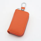 Men Key Holder Housekeeper PU Leather Car Key Wallet Keys Organizer Women Keychain Cover Zipper Key Case Bag Unisex Pouch Purse