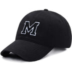 Initial Letter Embroidery Baseball Cap for Casual Sport Style