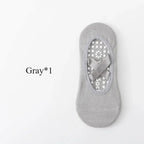 1/ 4Pair Professional Women Yoga Sock Silicone Anti-slip Ballet Pilates Socks Women Backless Breathable Bandage Yoga Sport Socks