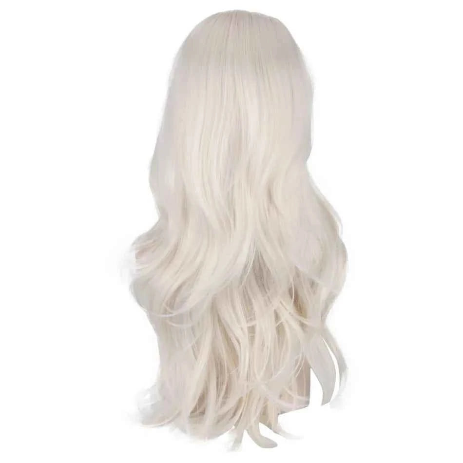 Princess Girls Elsa Cosplay Wig Cute Snow Queen Dress Up Briad Elsa Hair Cosplay Wigs Halloween Carnival Purim Masquerade Party