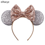 2026 Chic Embroidery Sequin Ears Headband Classical DOT Bow Hairband For Girls Women Party Head Wear Kids DIY Hair Accessories
