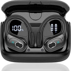 TWS Sports Earbuds Bluetooth 5.4 HIFI Bass Wireless Headphones LED Touch Hands-free Earphone Noise Cancelling Waterproof Headset