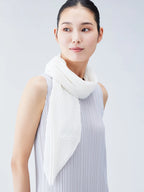 Miyake Pleated Women Scarf Shawl Fabric Korean Fashion Thin Sunscreen Scarf Foulard Femme Luxe Marque Hijabs for Woman