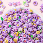 20pcs Candy Sweets Resin Flatback Slime Flat Cabochons Beads Embellishment For DIY Jewelry Findings Accessories Making Supplies