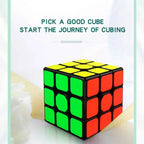 QiYi QiHang Warrior M 3x3 Magic Cubes White Black Speed Puzzle Professional Cubo Magico Toys Birthday Christmas Gifts For Kids