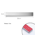 LMETJMA Professional Magnetic Knife Strip Stainless Steel Magnetic Knife Holder Rack Kitchen Knife Bar 30 40 50 cm JT333