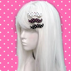 1/4pcs Mustache Hair Clip Polka Dot Y2K Retro Clips Fun Quirky Bangs Side Hairpins Harajuku Style Headwear Accessory Decoration