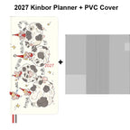 Kinbor 2027 Pocket Weekly Planner Notebook Limited Edition Week Journal Notebook Monthly Yearly Planning Book Travel Recording