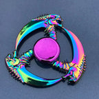 Rainbow Metal Fidget Spinner Stress Relief Finger Toy for All Ages