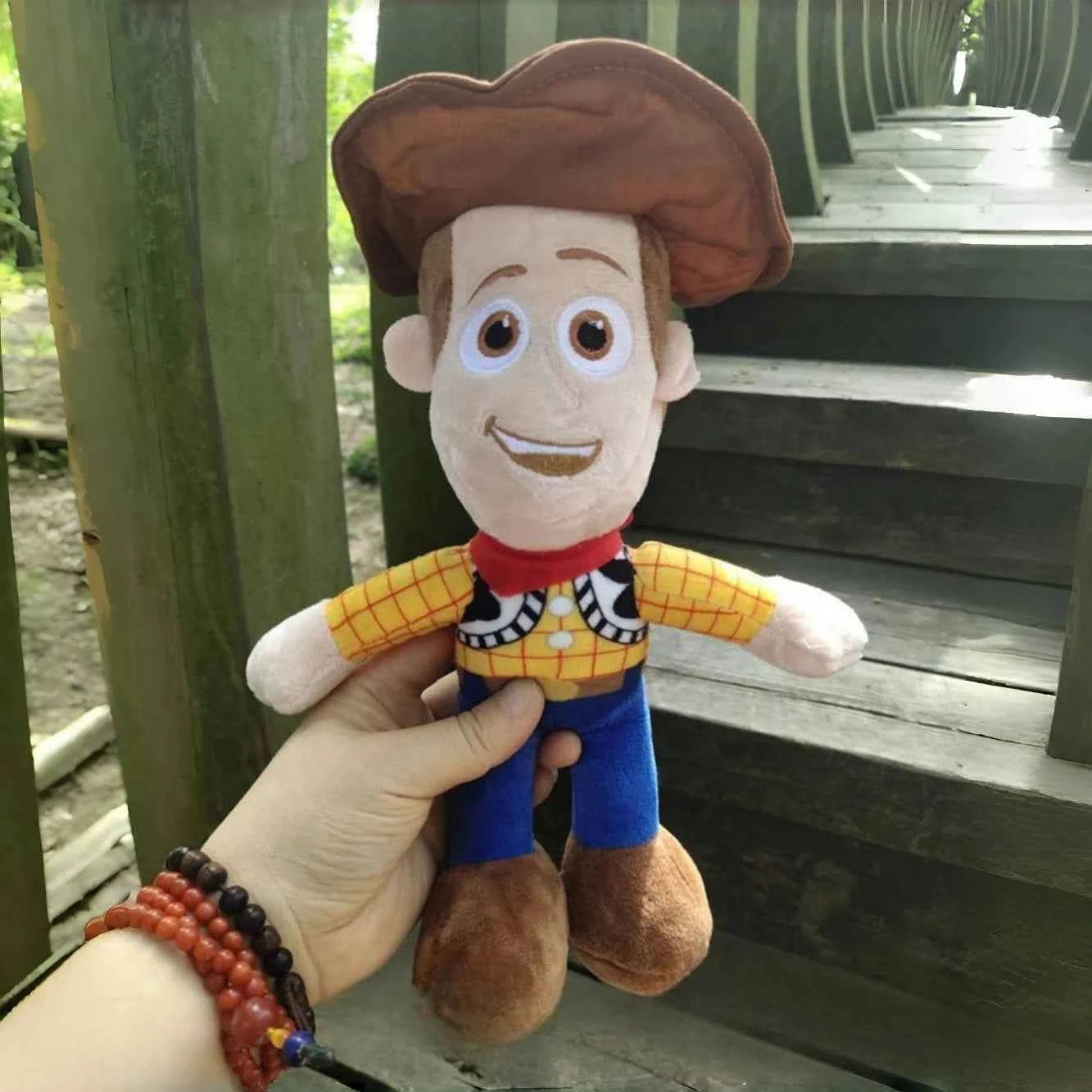 23cm Cute Woody Buzz Lightyear Plush Toy Lovely Stuffed Anime Jessie Plushies Pendant Cartoon Doll Home Decor Xmas Gifts