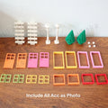 City Friends Door Window Set Building Blocks Compatible Classic House Architecture Blocks Parts MOC Bricks DIY Toys for Kids