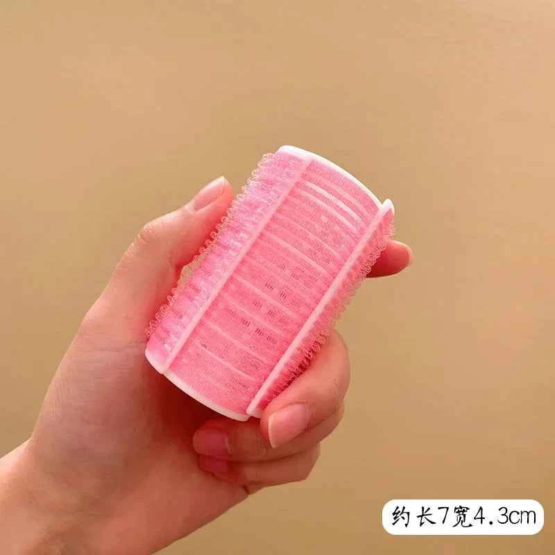 S/M/L Lazy Hair Rollers Hair Curlers Air Bangs Curling Rollers Plastic Self-adhesive Hair Curling Hairdressing Styling DIY Tool