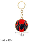 Movie Rotatable Spider Blade Keychain Creative Spider Keyring Cosplay Props Handsome for  Men Women Backpack Jewelry