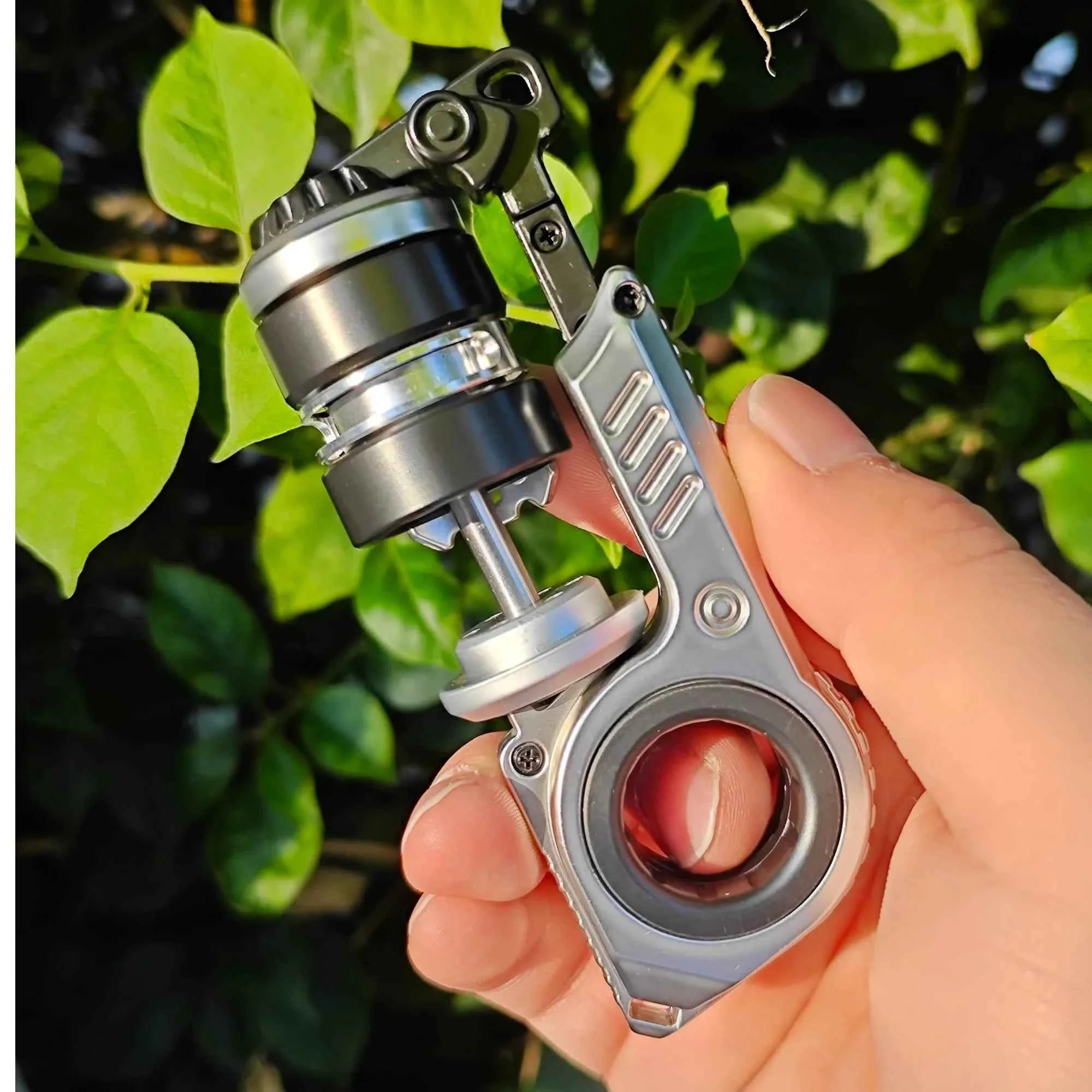 EDC Magnetic Tuning Fork Fidget Slider Mechanical Ratchet Toy