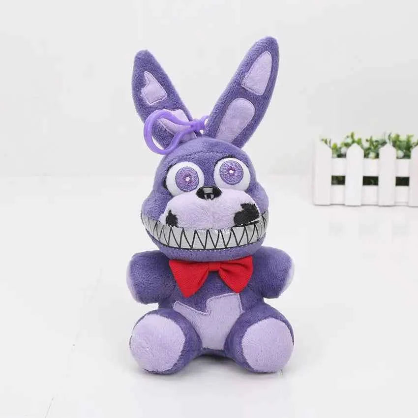 Plush Doll Pendant FN Bear Series Bonnie Rabbit Brown Bear Fox and Other Plush Pendants Male and Female Birthday Gifts