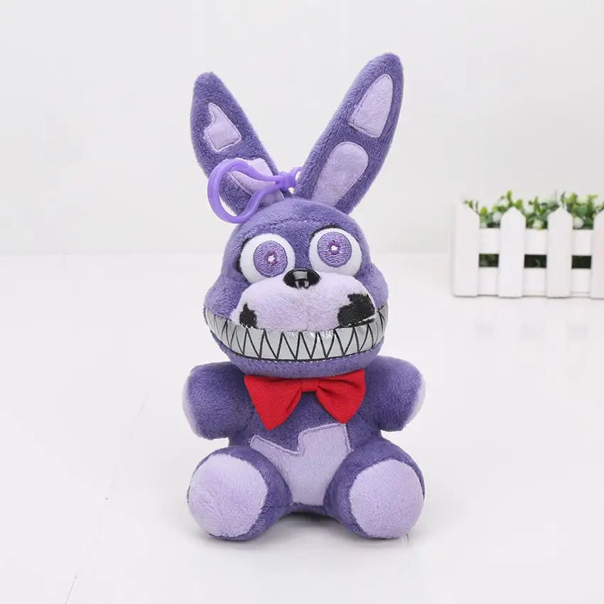 Plush Doll Pendant FN Bear Series Bonnie Rabbit Brown Bear Fox and Other Plush Pendants Male and Female Birthday Gifts