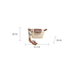 Hot Selling Exquisite Fashion Mini Handbag Wallet Simple Solid Color Ins Korean Style Storage Makeupbag Girl Women Birthday Gift
