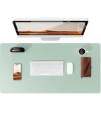 Large PU Leather Desk Pad – Non-Slip Office Mouse Pad & Desk Protector for Laptop, Keyboard, and Workstation