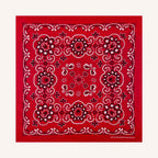 Navy Blue Cashew Hip Hop Cotton Square Bandana Scarf Riding Headband Paisley Gifts For Men Unisex