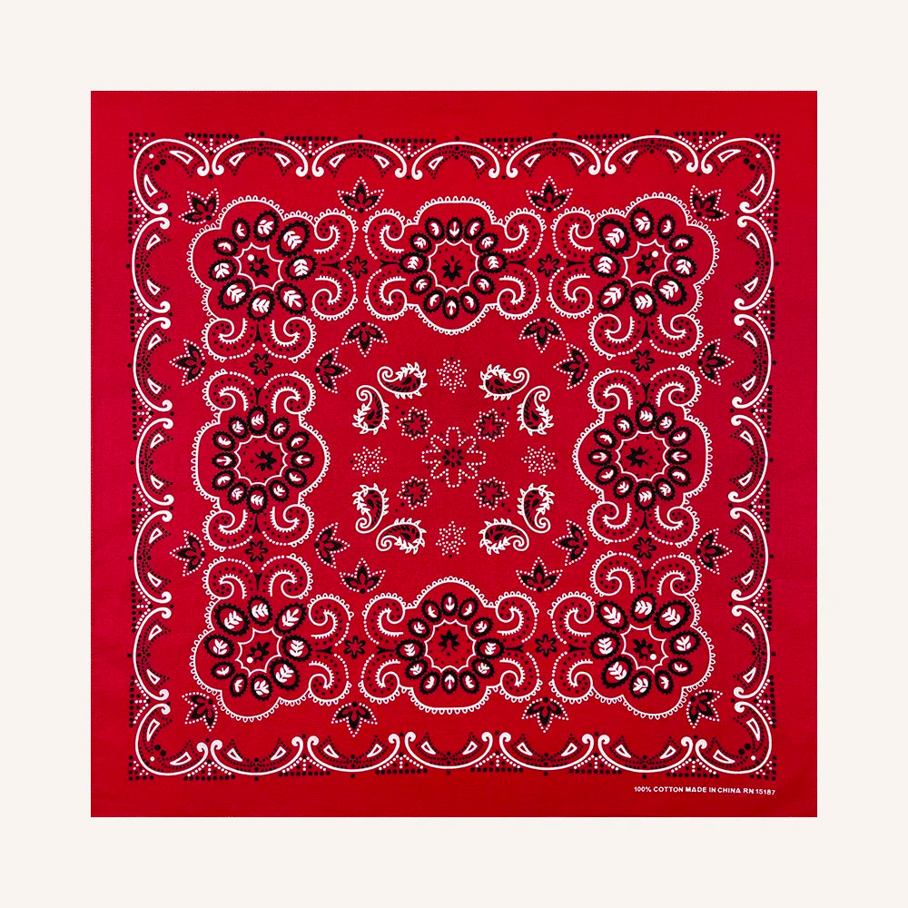 Navy Blue Cashew Hip Hop Cotton Square Bandana Scarf Riding Headband Paisley Gifts For Men Unisex