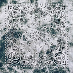 New Fashion Hip Hop 100% Cotton Bandana Square Scarf Gradient Color Paisley Headband Printed For Women/Men/Boys/Girls
