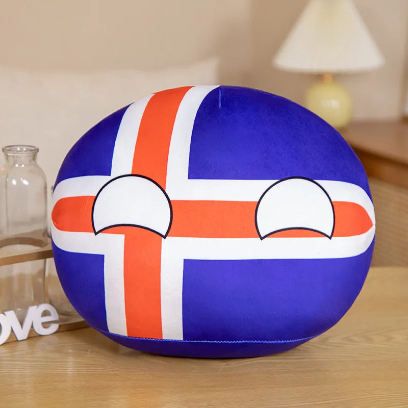 70 styles 10cm Country Ball Plush Toys Polandball Pendant Country Balls Countryball Stuffed Doll Toy Christmas Gift for Kids
