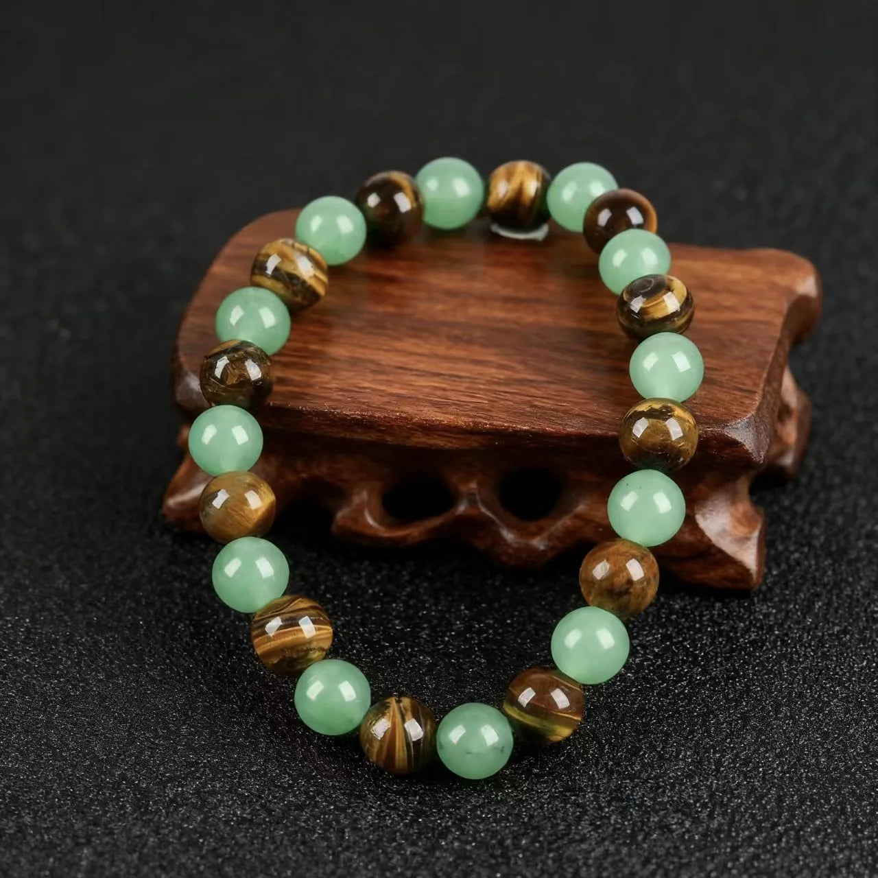 Wealth Bracelet women men Gemstone natural stone tiger eyes aventurine vintage jewellery braclets Fashion Boyfriend Gift New