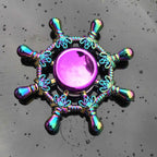 1 piece set colorful fidget spinner for adults zinc alloy stress relief toy office anxiety relief stress relief leisure gift